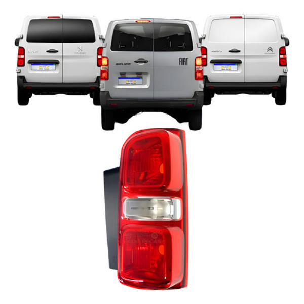 Lanterna Expert Jumpy Scudo 2017 2018 2019 2020 A 25 Novo Ld Direito/passageiro Vermelho