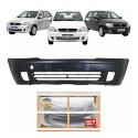 Parachoque Dianteiro Gm Corsa 2003 04 05 06 07 A 2009 C/furo Preto Liso Para Pintura