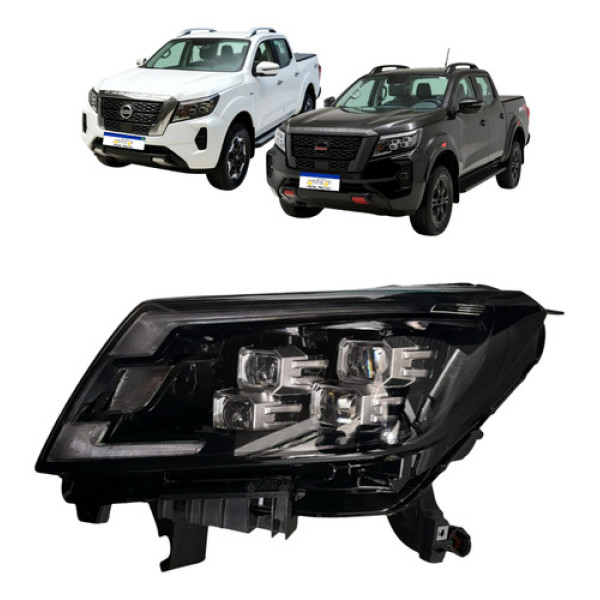 Farol Esquerdo Nissan Frontier 2023 2024 2025 C/led Projetor