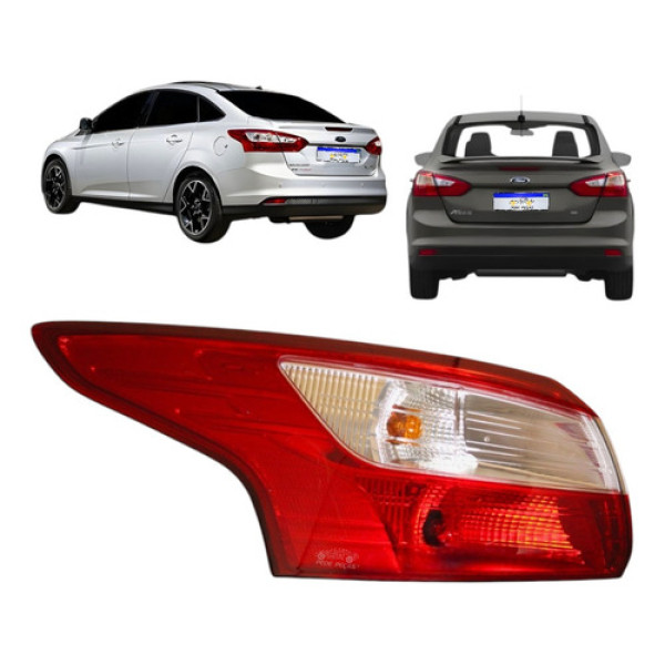 Lanterna Traseira Ford Focus Sedan 2014 2015 Novo Le