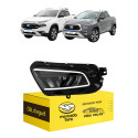 Farol Fiat Toro 2022 23 A 2026 Inferior Full Led C/avaria Le Esquerdo/motorista