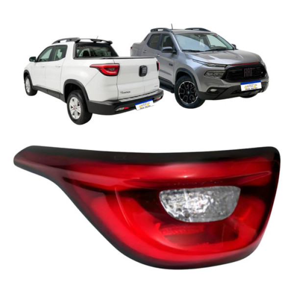 Lanterna Esquerda Traseira Fiat Toro 2016 A 2025 Com Led 