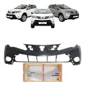 Parachoque Dianteiro Superior Rav4 2013 2014 2015 Preto Liso Para Pintura