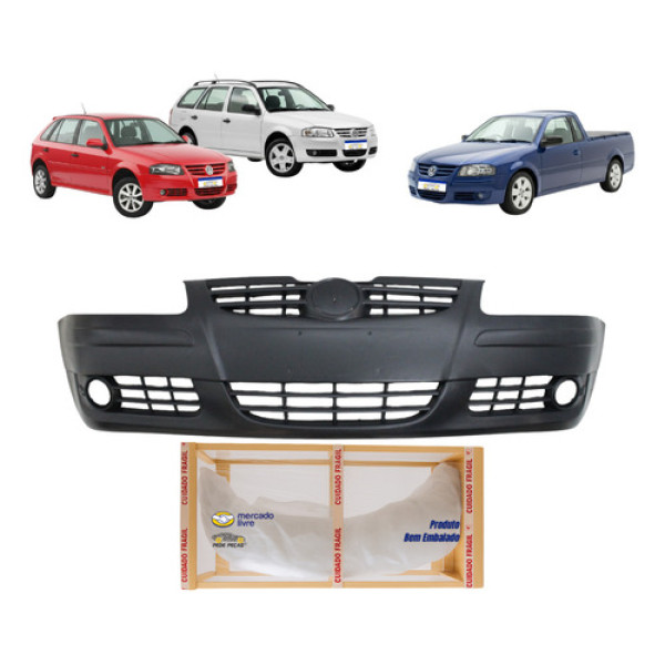Parachoque Gol Saveiro Parati G4 2006 06 07 08 09 10 A 2014 Preto