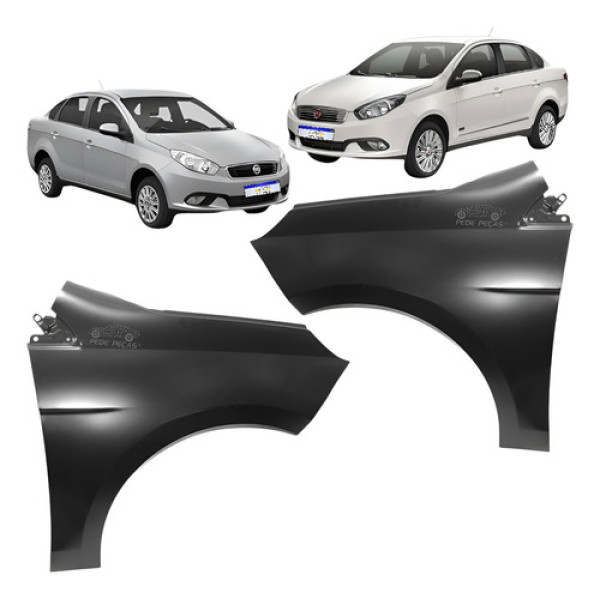 Paralama Fiat Grand Siena 2012 2013 2014 2015 2016 A 2021