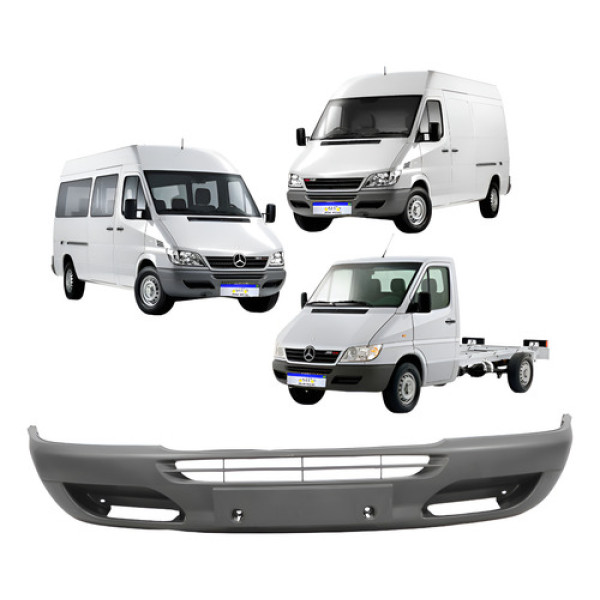 Parachoque Dianteiro Sprinter 2002 2003 2004 05 A 2011 Novo Preto