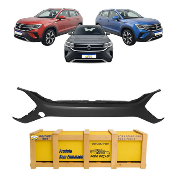 Aplique Parachoque Vw Taos 2021 22 23 24 2025 Central Novo Preto