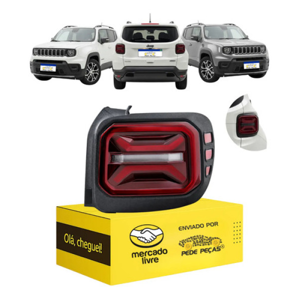 Lanterna Traseira Jeep Renegade 2022 23 24 25 2026 Led Ld Direito/passageiro