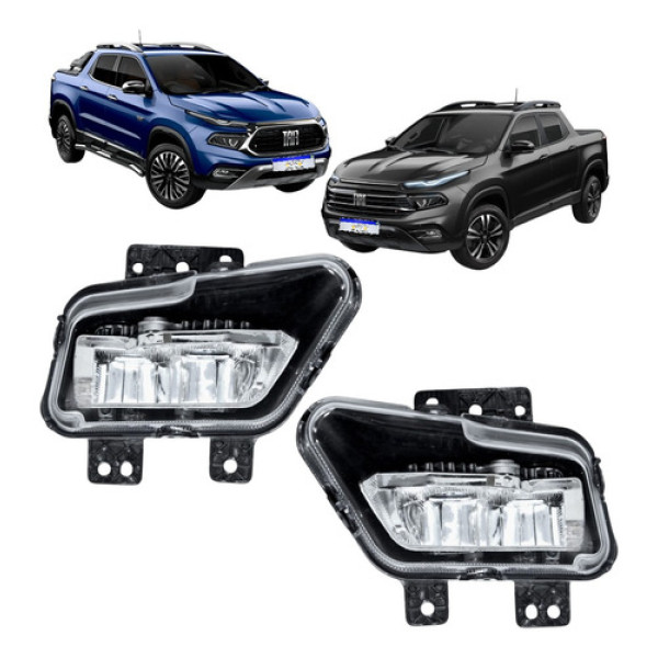 Farol De Milha Fiat Toro 2021 2022 2023 2024 2025 Com Led