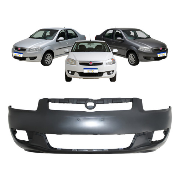 Parachoque Siena El 2013 2014 2015 2016 Preto