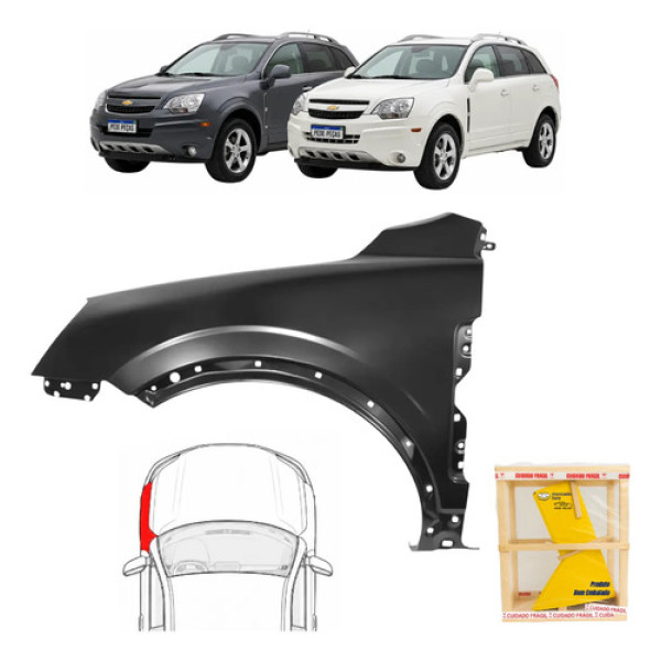 Paralama Captiva 2008 2009 2010 2011 2012 2013 A 2017 L.e