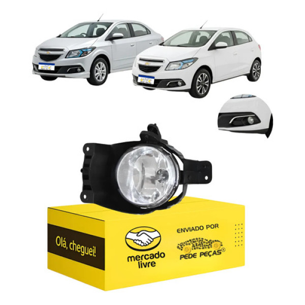 Farol Milha Cibié Gm Prisma Onix 2012 13 14 15 16 A 2019 Le Cristal