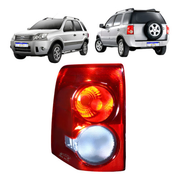 Lanterna Ford Ecosport 2008 2009 2010 2011 2012 Le Novo Esquerdo/motorista Fumê