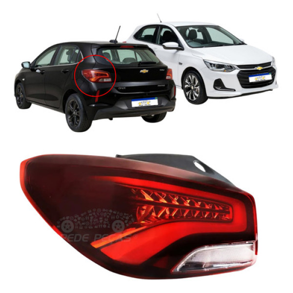 Lanterna C/ Led Gm Onix Hatch 2020 A 2025 Lt Ltz Rs Nova