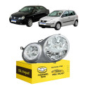 Farol Vw Polo 2003 2004 2005 2006 Cromado Dianteiro Novo