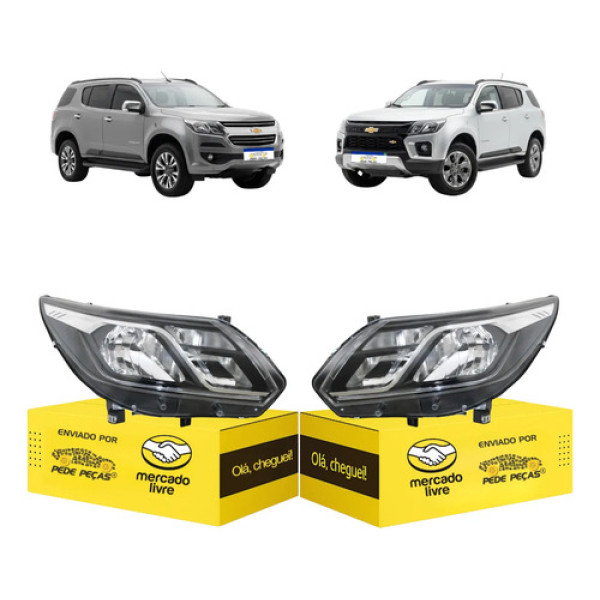 Par Farol Trailblazer 2017 2018 19 20 21 22 A 2024 C/led Ambos Lados