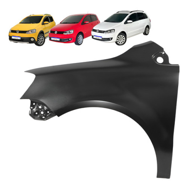 Paralama Vw Fox Spacefox Crossfox 2011 2012 2013 2014 L.e Esquerdo Motorista