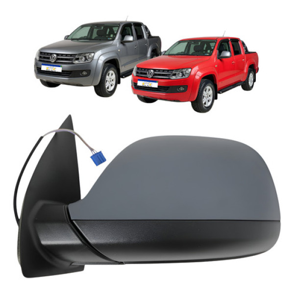 Retrovisor Eletrico Volkswagen Amarok 2010 A 2025 Capa Cinza