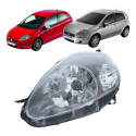 Farol Fiat Punto 2007 2008 2009 2010 2011 2012 Novo
