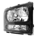 Par Farol F250 1999 01 02 03 04 05 06 07 08 09 10 11 M Negra Ambos Lados