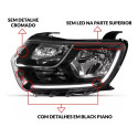 Farol Renault Duster 2021 2022 2023 2024 Com Led Novo