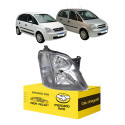 Farol Meriva Ss 2003 2004 2005 2006 A 2012 Mascara Cinza Ld Direito/passageiro