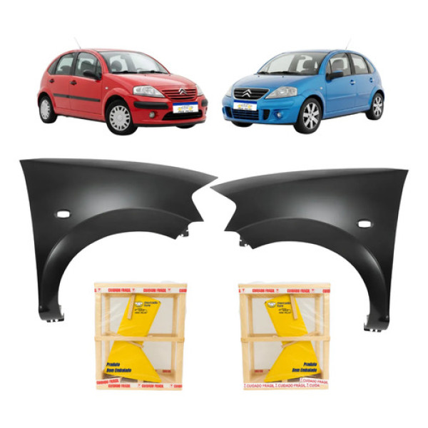 Par Paralama Citroen C3 2004 2007 2009 A 2012 Solaris