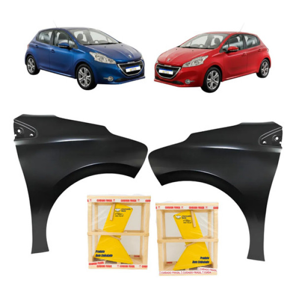Par Paralama Peugeot 208 2013 2014 2016 2018 A 2020 Griffe