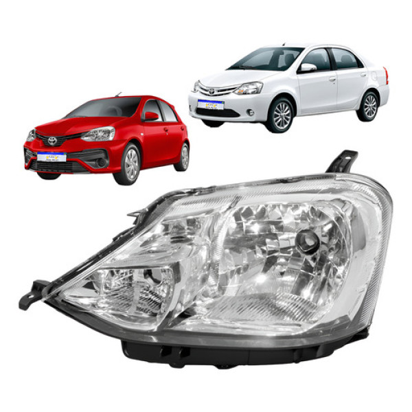Farol Toyota Etios 2013 2014 2015 2016 2017 2018 2019 Le