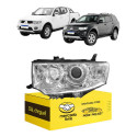 Farol Mitsubishi L200 Triton Hpe 2013 2014 A 2017 Le Esquerdo/motorista