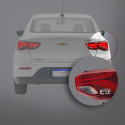 Lanterna Direita Chevrolet Onix 2020 A 2025 Canto Sem Led Direito/passageiro Vermelho