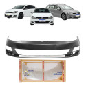 Parachoque Dianteiro Volkswagen Golf 2014 2015 2016 2017  Preto