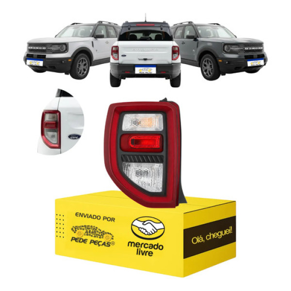 Sinaleira Esquerda Traseira Ford Bronco 2021 2022 23 24 2025 Esquerdo/motorista