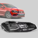 Farol Volkswagen Polo Virtus 2018 A 2022 Friso Preto Ld