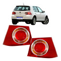 Lanterna Volkswagen Golf 2008 2009 2010 2011 2012 2013 Par Direito Vermelho