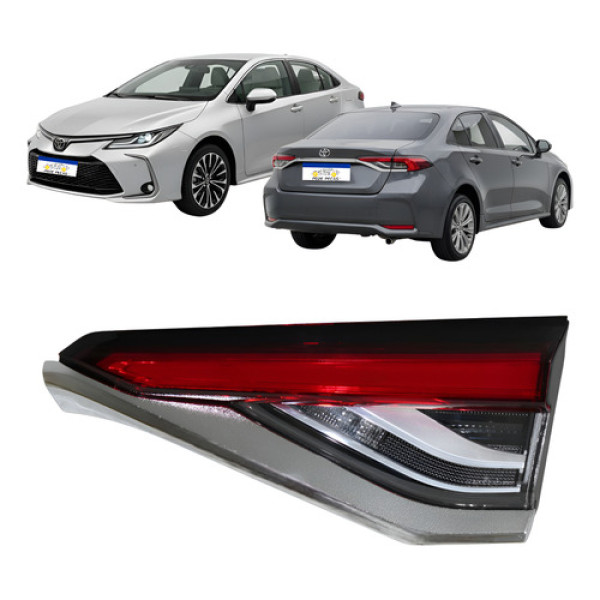 Lanterna Corolla 2020 2021 2022 2023 2024 2025 Tampa L.d Direito/passageiro Vermelho