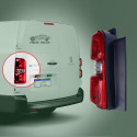 Par Lanterna Expert Jumpy Scudo 2017 2018 2019 A 2025 Novo Ambos Lados Vermelho