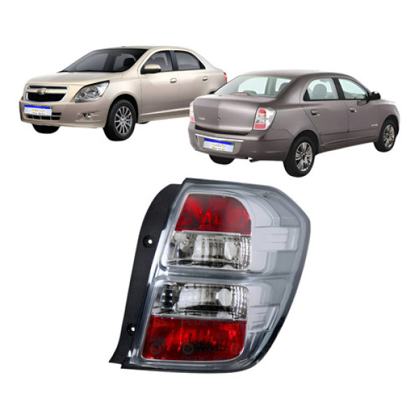 Lanterna Gm Cobalt Lt Ltz Cristal Fume 2012 2013 14 2015 Ld Direito/passageiro Vermelho/fumê Claro