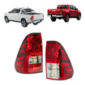 Par Lanterna Toyota Hilux 2017 2018 2019  2020 A 2023 Direito Vermelho Crystal