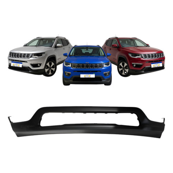 Spoiler Parachoque Dianteiro Jeep Compass 2017 A 2021 Novo