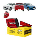 Kit Lanterna Canto Tampa Sandero 2020 2021 2022 C/led L.e Esquerdo/motorista Cristal