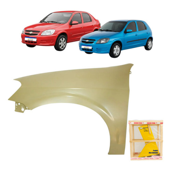 Paralama Esquerdo Celta Prisma 2007 08 09 10 11 12 13 A 2016