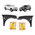 Paralama L200 Triton Pajero Dakar 2007 08 09 10 A 2018 Par