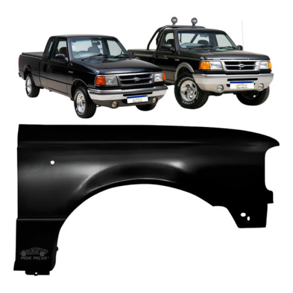 Para-lama Ford Ranger 1994 1995 1996 1997 Direito Direito
