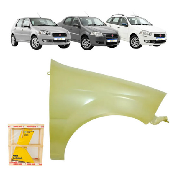 Paralama Fiat Palio 2010 A 2012 Siena 2009 A 2016 Ld