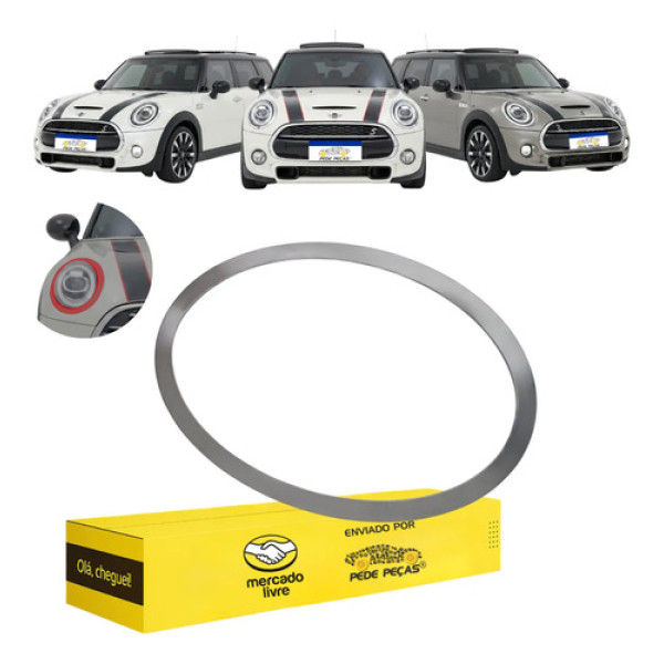 Moldura Farol Direito Mini Cooper 2014 15 16 A 2020 Cromada