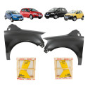 Par Paralama Crossfox Vw 2005 2008 A 2010 Novo