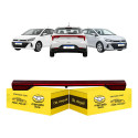 Sinaleira Traseira Central Hb20 Hatch 2023 24 25 2026 C/led Ambos Lados