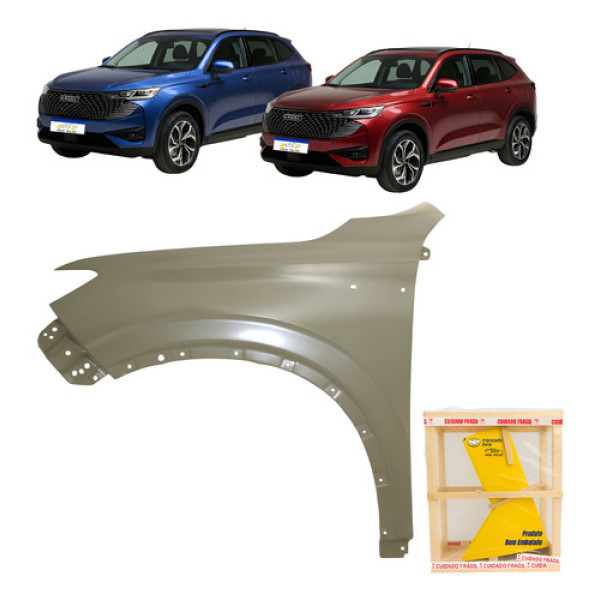 Paralama Haval H6 2023 2024 2025 2026 Novo Cinza Esquerdo