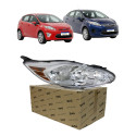 Farol Ford New Fiesta 2011 2012 2013 Lado Direito Mexicano Direito/passageiro